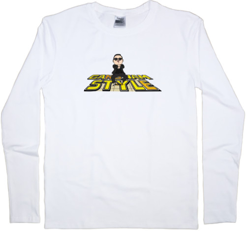 Men's Longsleeve Shirt - gangnam style - 2 - Mfest