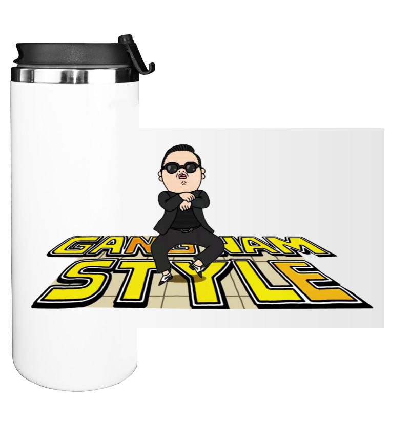 Water Bottle on Tumbler - gangnam style - 2 - Mfest