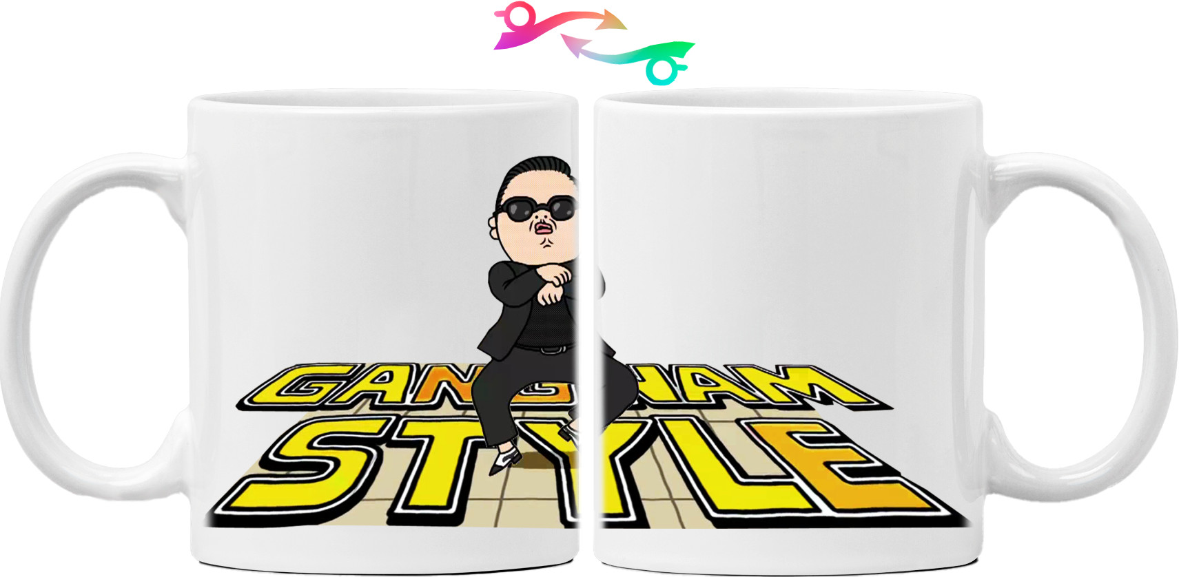 Кружка - gangnam style - 2 - Mfest