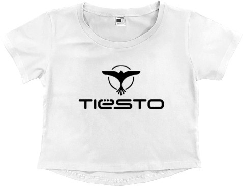 Women's Cropped Premium T-Shirt - Tiesto-ultra - Mfest