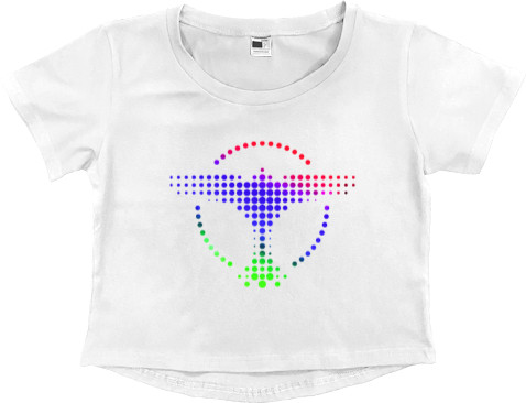 Women's Cropped Premium T-Shirt - Tiesto-9 - Mfest