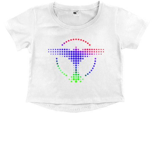 Kids' Premium Cropped T-Shirt - Tiesto-9 - Mfest