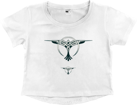 Women's Cropped Premium T-Shirt - Tiesto-6 - Mfest