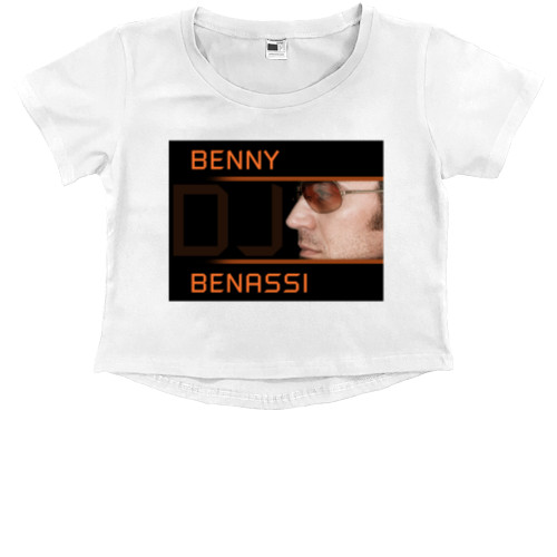 Kids' Premium Cropped T-Shirt - Benny Benassi - 3 - Mfest