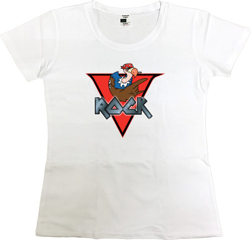 Women's Premium T-Shirt - V Rock - Mfest