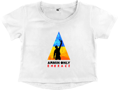 Women's Cropped Premium T-Shirt - Armin Only Embrace - Mfest