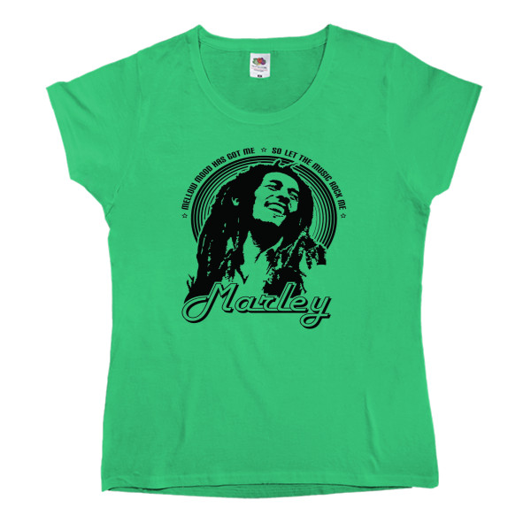 Women's T-shirt Fruit of the loom - Bob Marley - Mfest