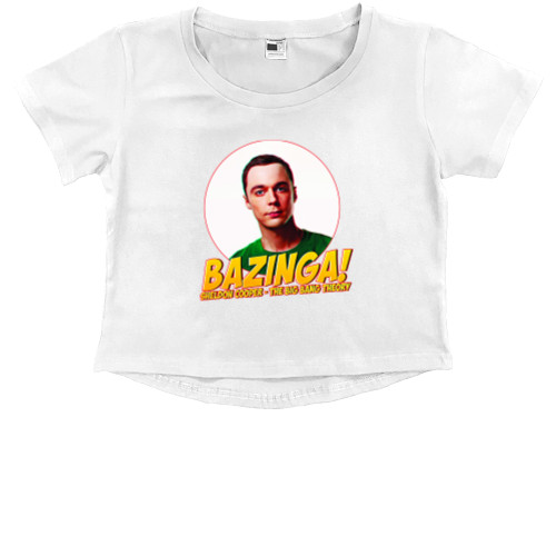 Kids' Premium Cropped T-Shirt - Теория большого взрыва 14 - Mfest