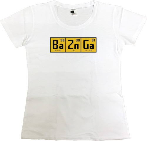 Women's Premium T-Shirt - Bazinga 12 - Mfest