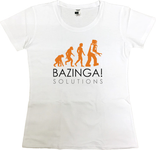 Women's Premium T-Shirt - Bazinga 9 - Mfest