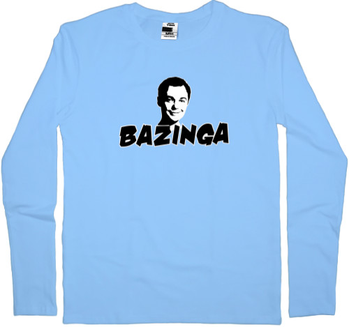 Men's Longsleeve Shirt - Bazinga 1 - Mfest