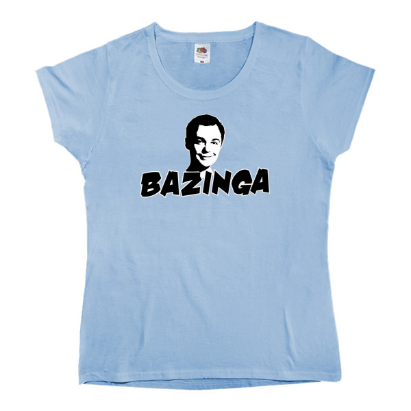 Women's T-shirt Fruit of the loom - Bazinga 1 - Mfest