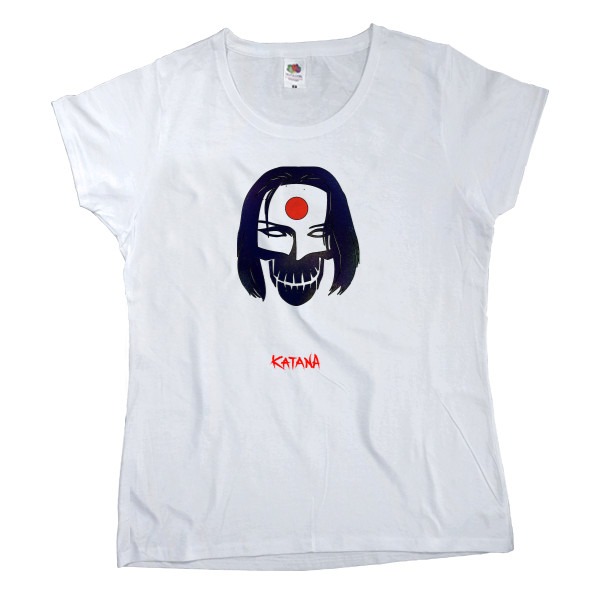 Women's T-shirt Fruit of the loom - Отряд самоубийц Katana - Mfest