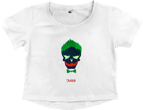 Women's Cropped Premium T-Shirt - Отряд самоубийц Joker - Mfest