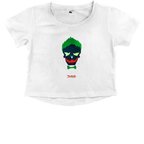 Kids' Premium Cropped T-Shirt - Отряд самоубийц Joker - Mfest