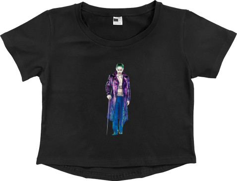 Women's Cropped Premium T-Shirt - Отряд самоубийц Joker 3 - Mfest