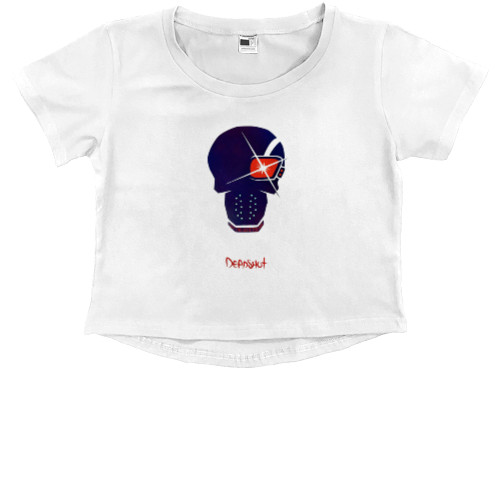 Kids' Premium Cropped T-Shirt - Отряд самоубийц deadshot - Mfest