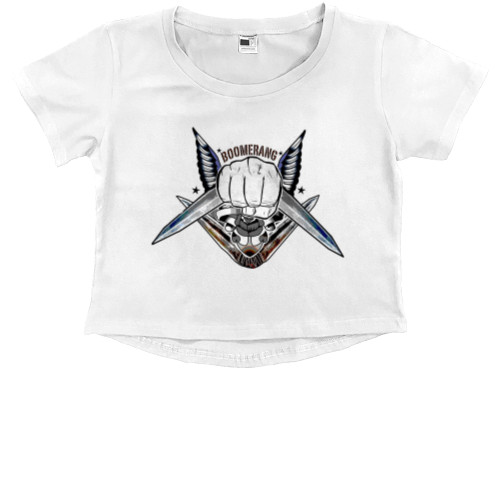 Kids' Premium Cropped T-Shirt - Отряд самоубийц Boomerang - Mfest