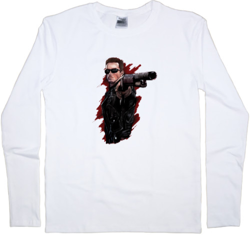 Терминатор - Men's Longsleeve Shirt - The Terminator 01 - Mfest