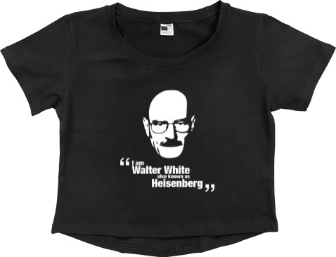 Women's Cropped Premium T-Shirt - Heisenberg - Mfest