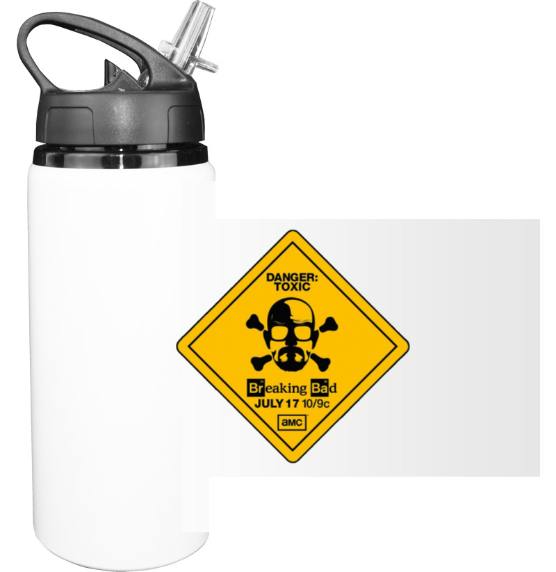 Sport Water Bottle - Danger toxic - Mfest