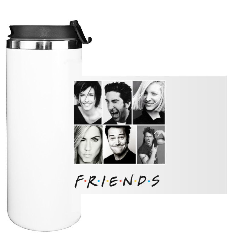 Water Bottle on Tumbler - Friends 2 - Mfest