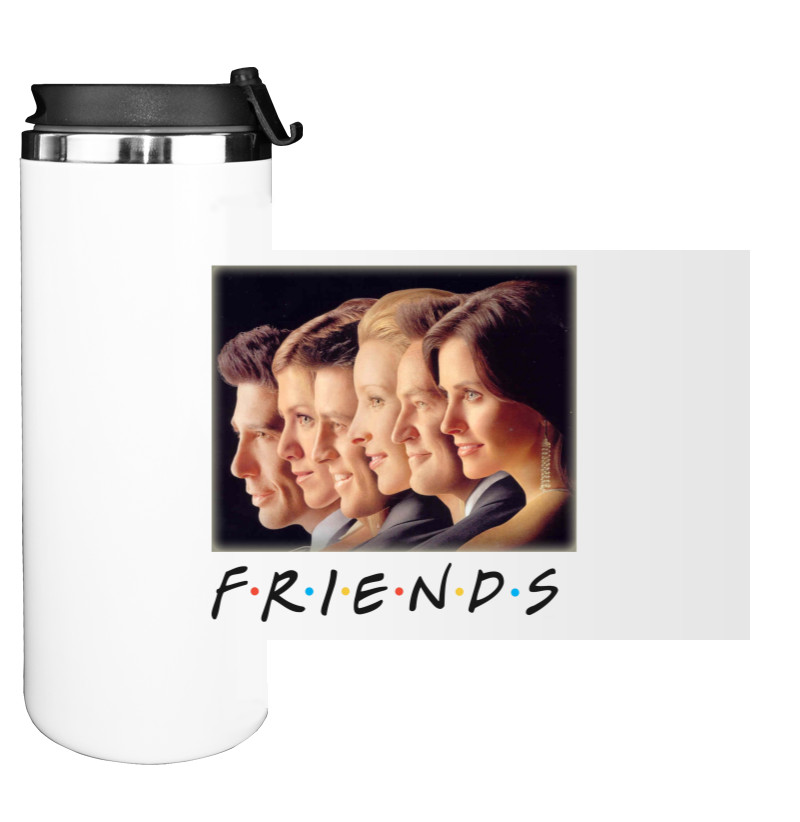 Water Bottle on Tumbler - Friends 1 - Mfest