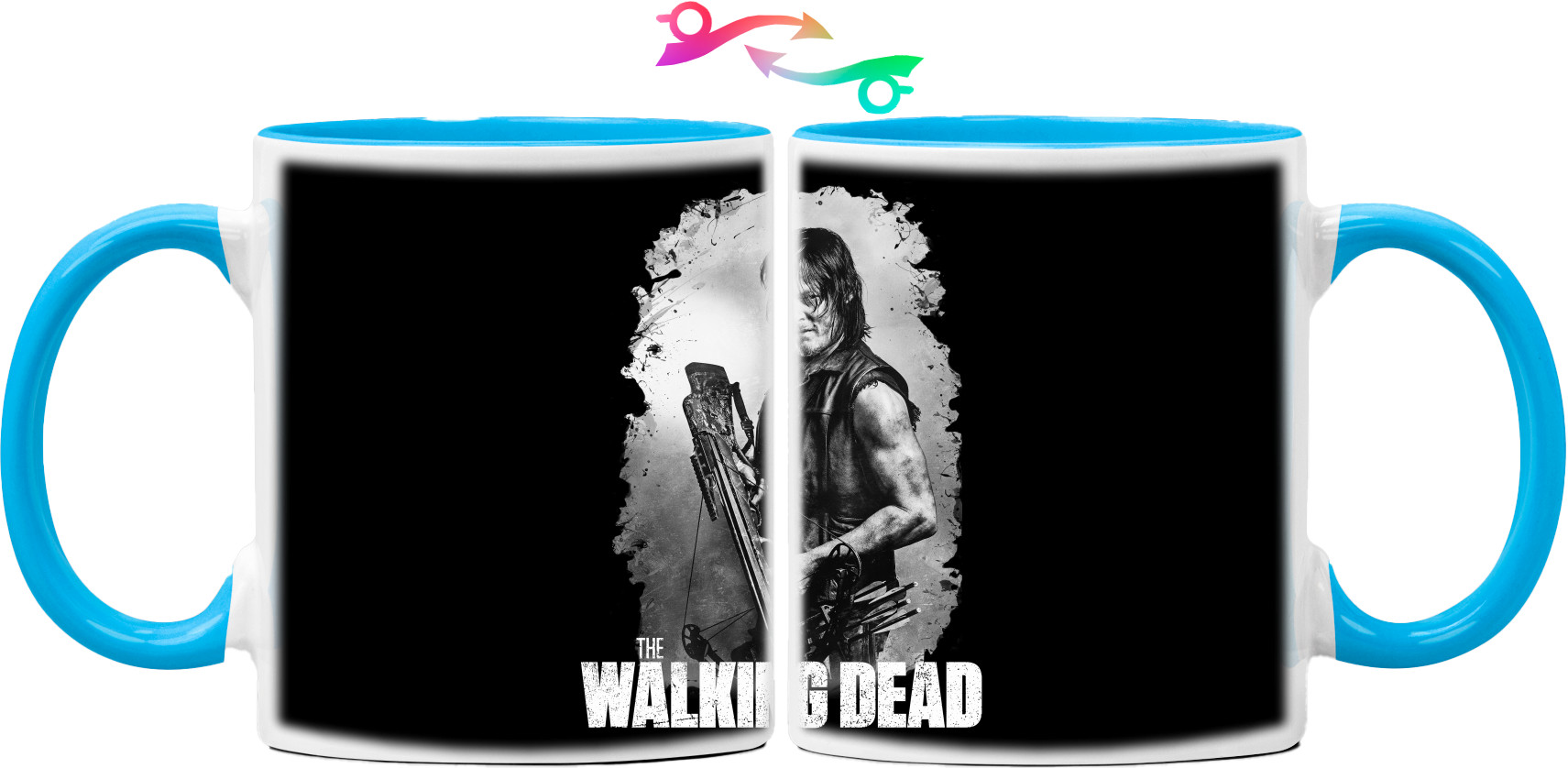 Кружка - Wallking dad - Daryl Dixon - Mfest