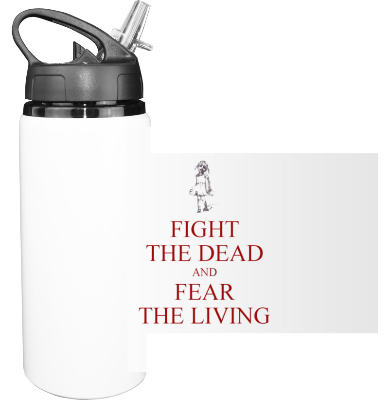 Sport Water Bottle - Walking Dead Fear The Living 1 - Mfest