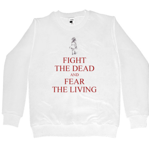 Men’s Premium Sweatshirt - Walking Dead Fear The Living 1 - Mfest