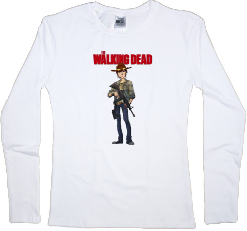 Women's Longsleeve Shirt - Walking Dead Carl Grimes 3 - Mfest