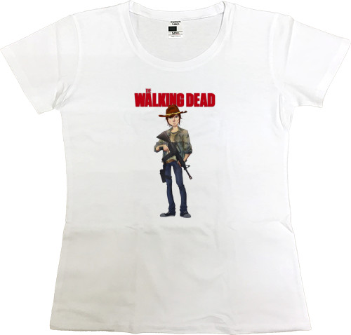 Women's Premium T-Shirt - Walking Dead Carl Grimes 3 - Mfest