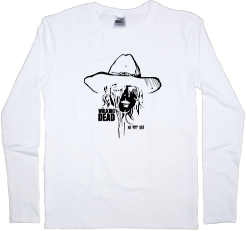 Men's Longsleeve Shirt - Walking Dead Carl Grimes 1 - Mfest