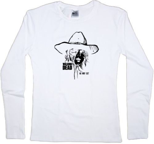 Women's Longsleeve Shirt - Walking Dead Carl Grimes 1 - Mfest