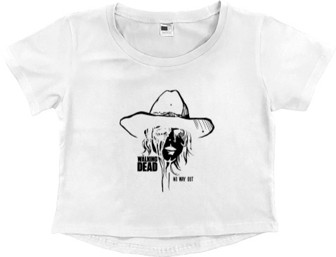 Women's Cropped Premium T-Shirt - Walking Dead Carl Grimes 1 - Mfest