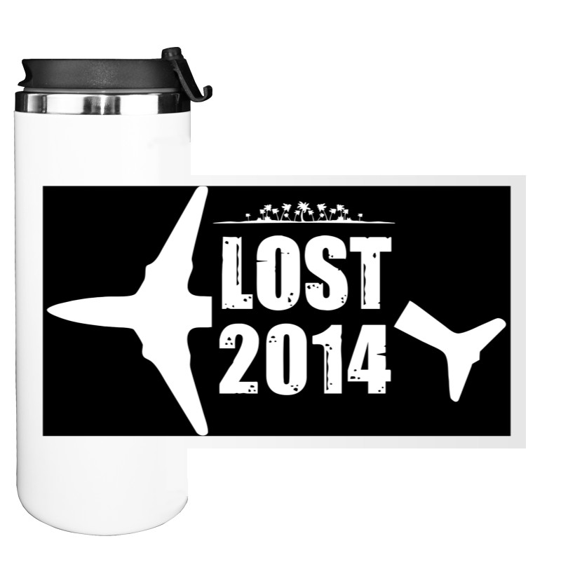 Water Bottle on Tumbler - Lost 7 - Mfest