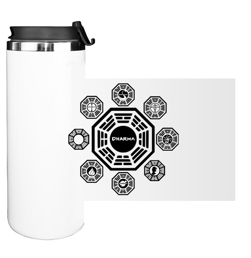 Water Bottle on Tumbler - Lost 3 - Mfest