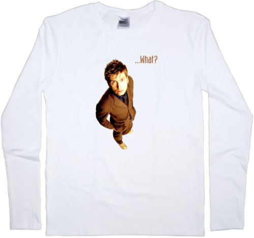 Kids' Longsleeve Shirt - Doctor Who Дэвид Теннант - Mfest