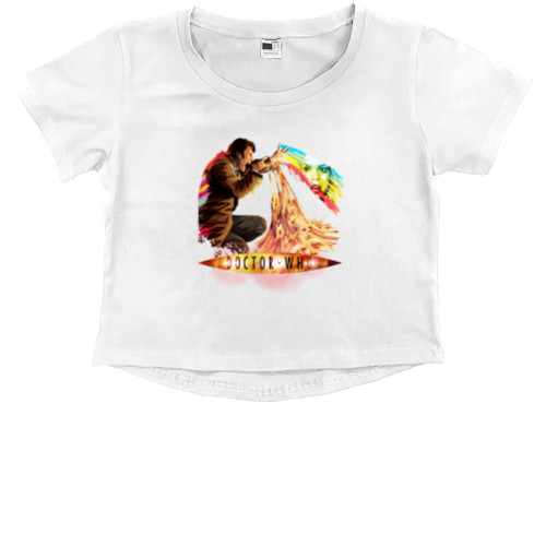 Kids' Premium Cropped T-Shirt - Doctor Who в ловушке - Mfest