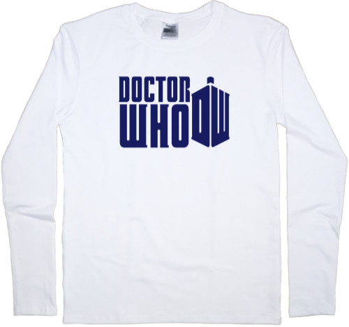 Футболка з Довгим Рукавом Чоловіча - Doctor Who Logo 2013 - Mfest