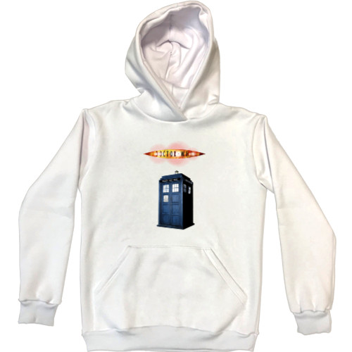 Худи Унисекс - Doctor Who Logo + Tardis - Mfest