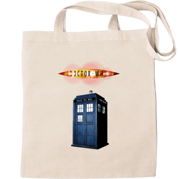 Doctor Who Logo + Tardis