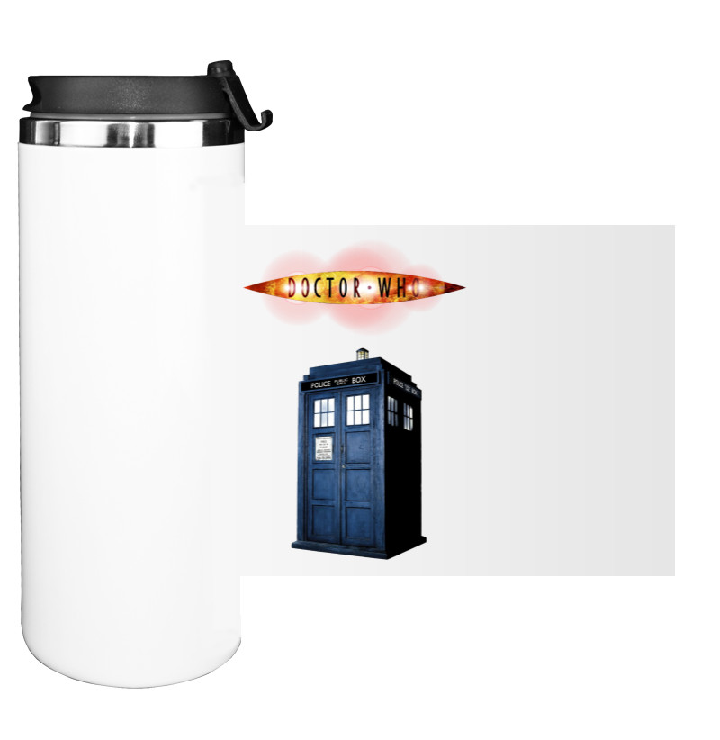 Doctor Who Logo + Tardis