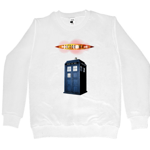 Kids' Premium Sweatshirt - Doctor Who Logo + Tardis - Mfest