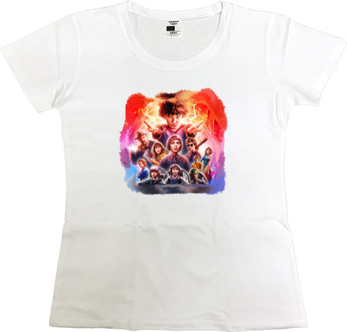 Women's Premium T-Shirt - Stranger Things 2 - Mfest