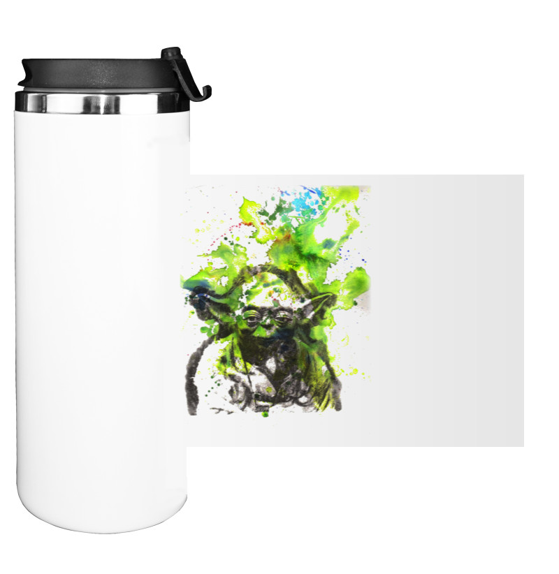 Water Bottle on Tumbler - Мастер Йода - Mfest