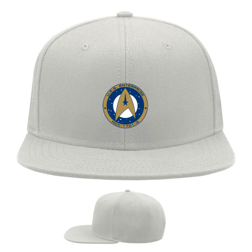 Snapback Baseball Cap - Star Trek USS Enterpise NCC-1701 Badge - Mfest