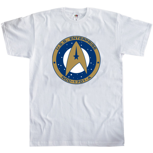 Kids' T-Shirt Fruit of the loom - Star Trek USS Enterpise NCC-1701 Badge - Mfest