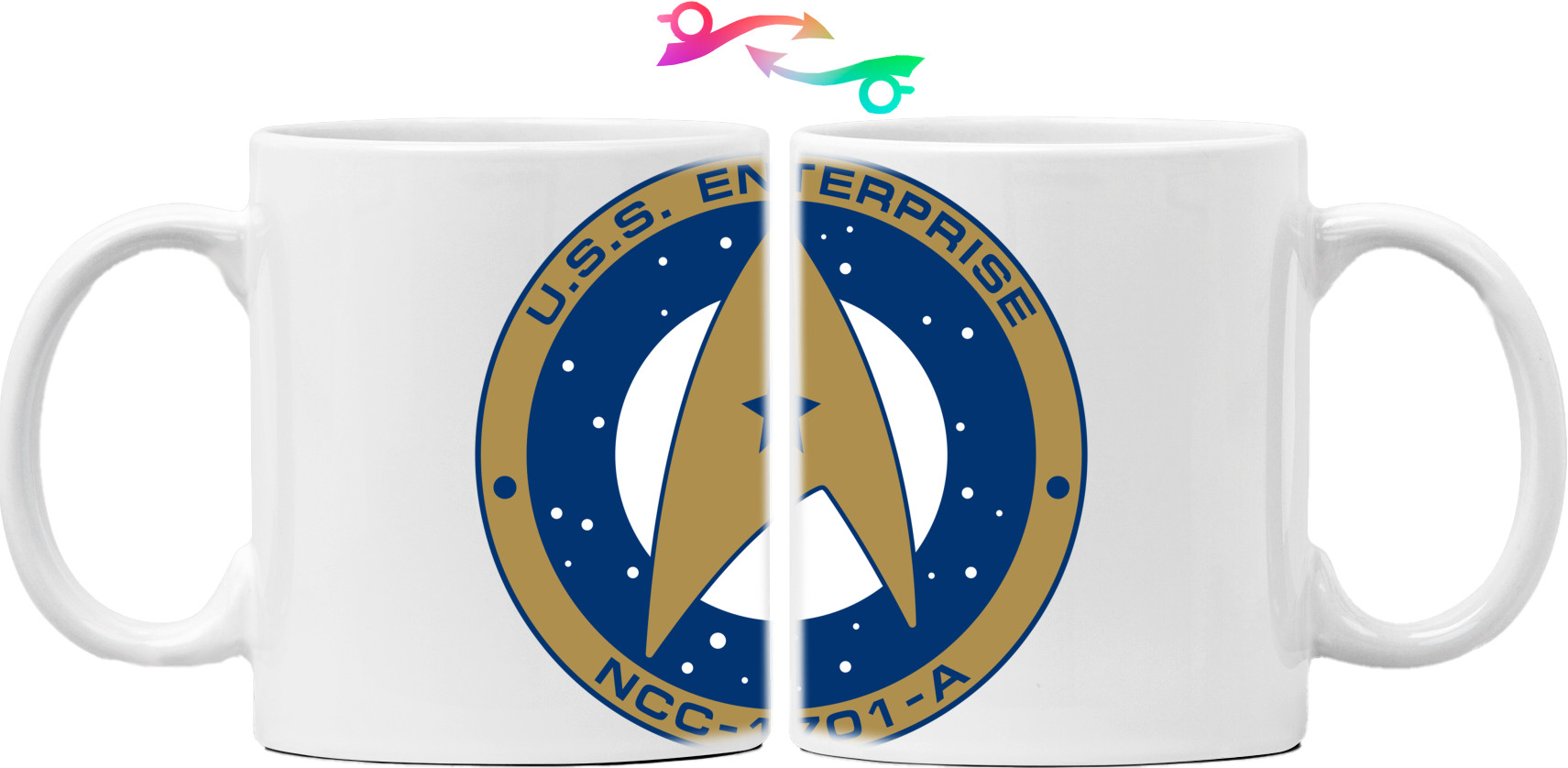 Mug - Star Trek USS Enterpise NCC-1701 Badge - Mfest