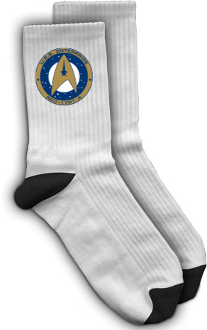 Socks - Star Trek USS Enterpise NCC-1701 Badge - Mfest